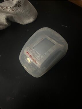 CVS health Digital Pulse Oximeter with Protective Case - White/Gray